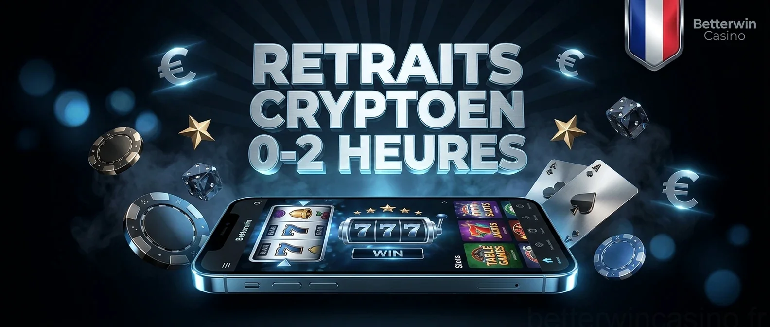 Retraits Cryptoen 0-2 Heures